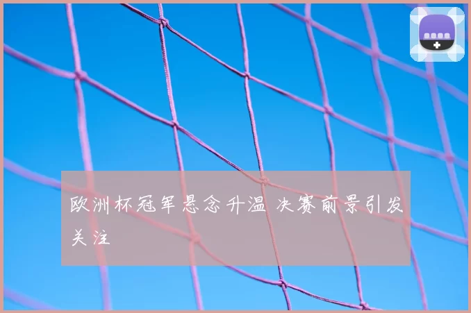 欧洲杯冠军悬念升温 决赛前景引发关注