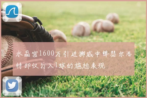 水晶宫1600万引进挪威中锋瑟尔洛特却仅打入1球的尴尬表现