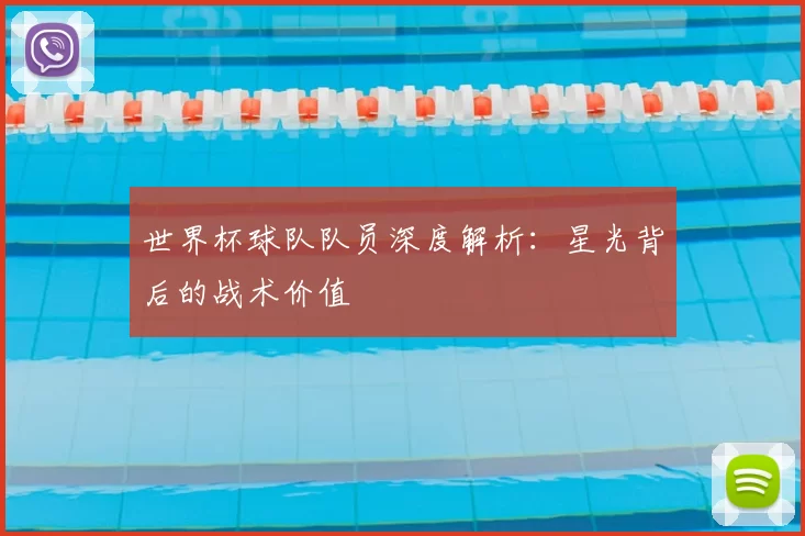 世界杯球队队员深度解析：星光背后的战术价值
