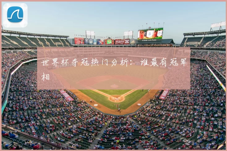 世界杯夺冠热门分析：谁最有冠军相