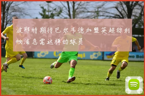 波耶特期待巴尔韦德加盟英超称利物浦急需这样的球员