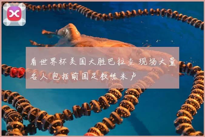 看世界杯美国大胜巴拉圭 现场大量名人 包括前国足教练米卢